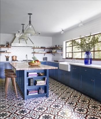 Phòng bếp gạch thẻ