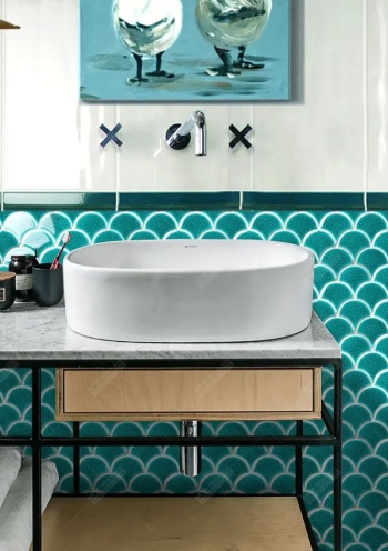 Gạch mosiac vảy cá